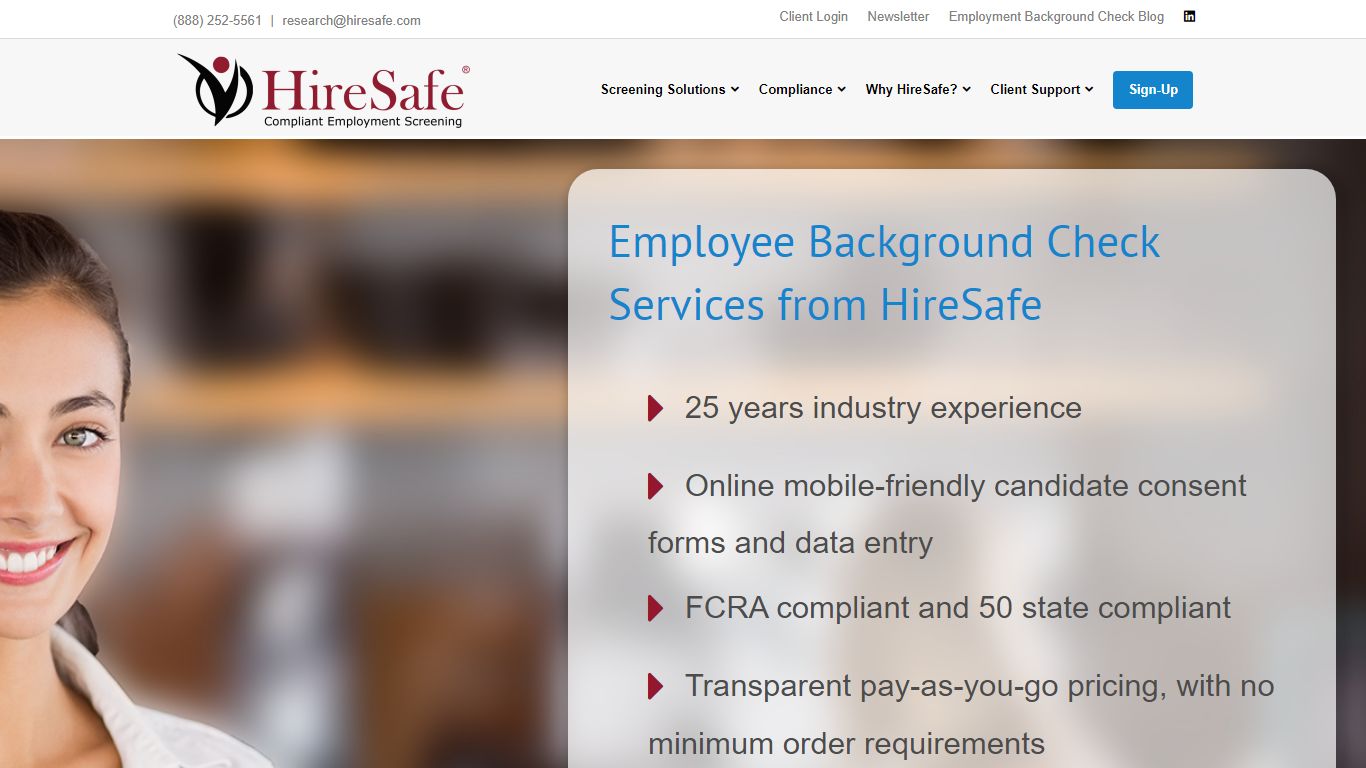 Pre-Employment Background Check Screening from HireSafe